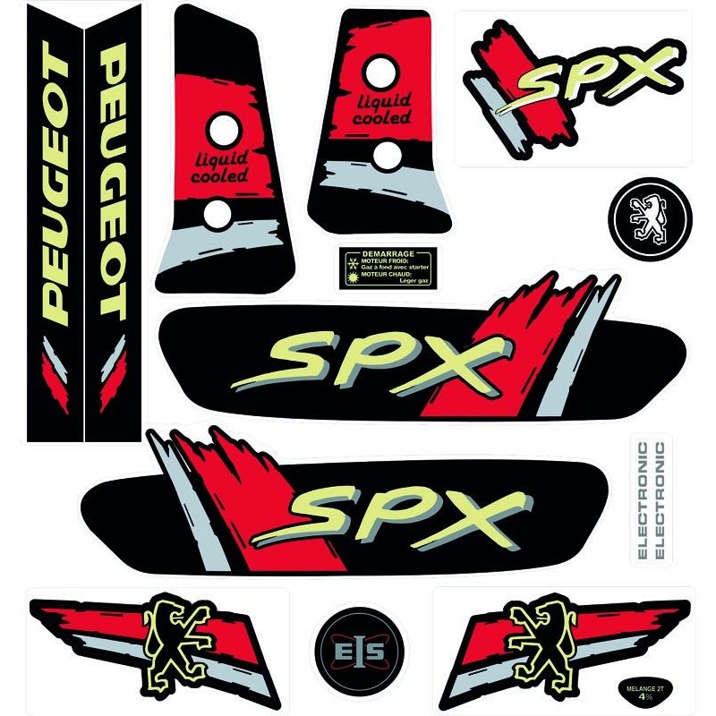 Kit Déco Peugeot 103 SPX  Noir et Beige