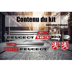 Kit autocollants Peugeot 103 - NL