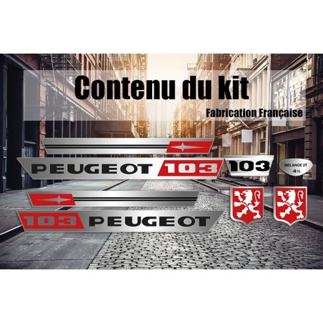 Kit autocollants Peugeot 103 - NL