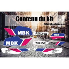 Stickers MBK MR1 Magnum Racing White Céramique