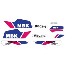 Stickers MBK MR1 Magnum Racing White Céramique – Kit autocollants durable et repositionnable